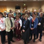 Photo of team in Lincolnshire who played a key role in helping Lincolnshire become a Join Dementia Research champion county